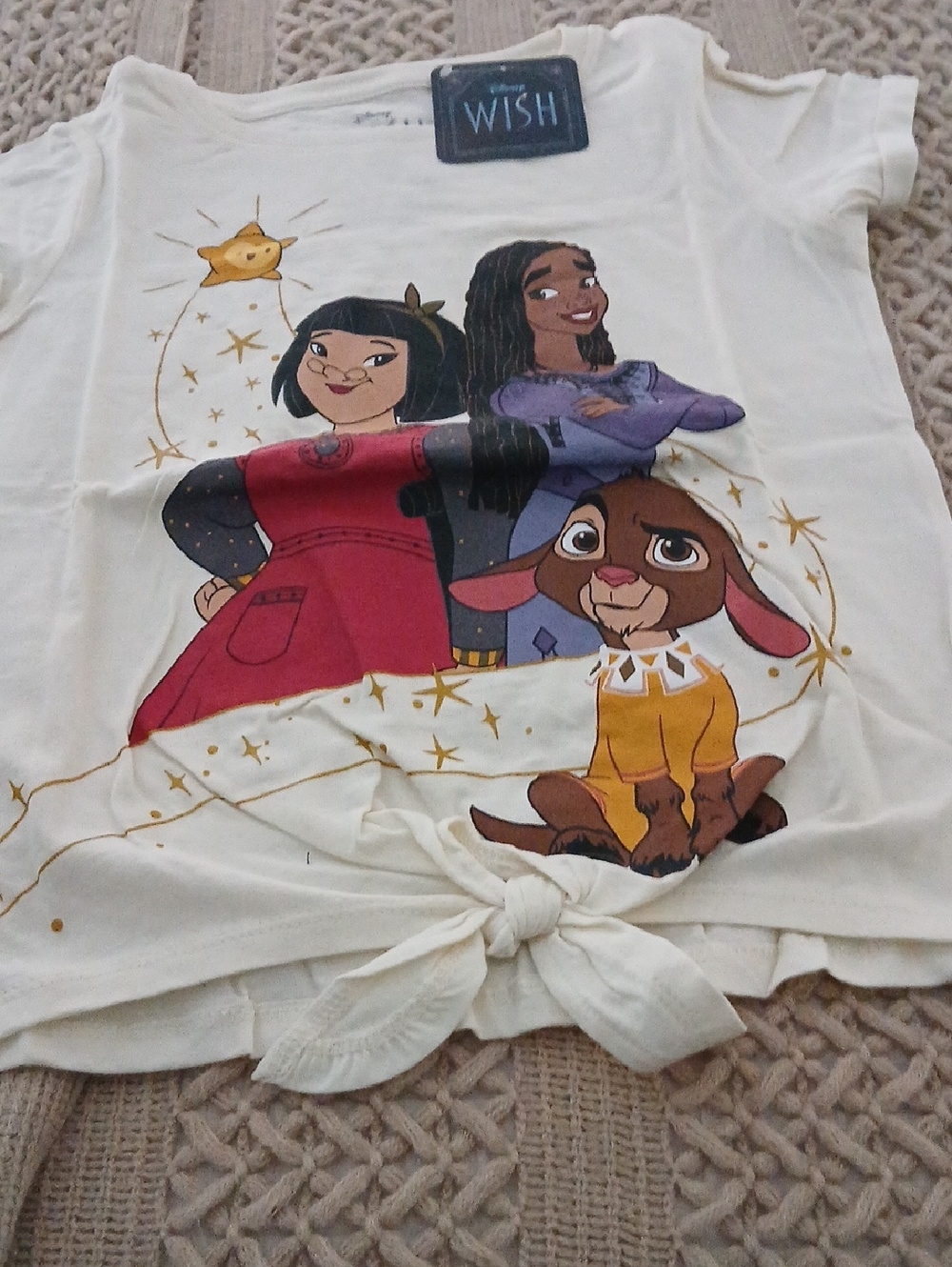 NWT DISNEY WISH SHORT SLEEVE TOP SZ 7/8